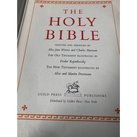 Leather bound 1960 The Holy Bible catholic edition old testament/new testament - Picture 5 of 6